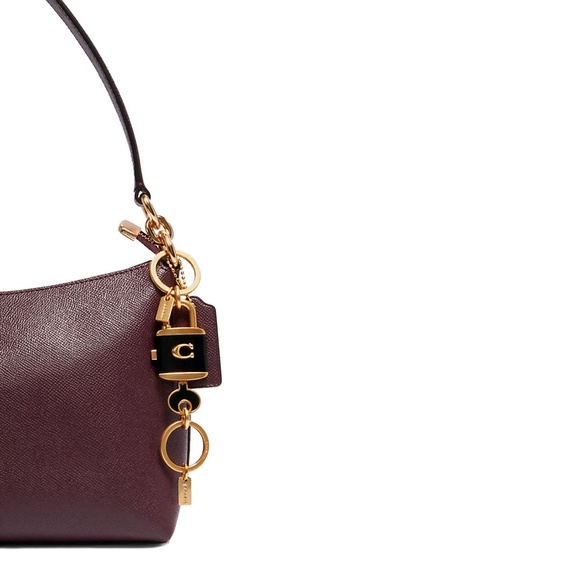 Coach Lock And Key Bag Charm Key Ring